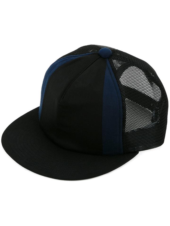 Facetasm Panelled Cap - Black