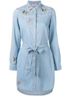 Twin-set Denim Shirt Dress - Blue