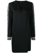 Liu Jo Side Logo Longsleeved Dress - Black