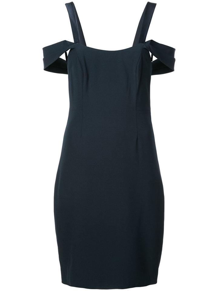 Halston Heritage Off-the-shoulder Dress - Blue