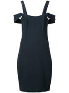 Halston Heritage Off-the-shoulder Dress - Blue
