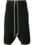 Rick Owens - Swing Basket Shorts - Men - Cotton/acetate/viscose - 54, Black, Cotton/acetate/viscose