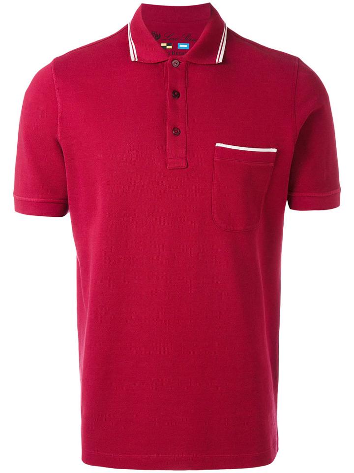Loro Piana - Classic Polo Top - Men - Cotton - Xxl, Red, Cotton