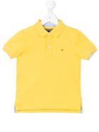 Tommy Hilfiger Junior - Classic Polo Shirt - Kids - Cotton/spandex/elastane - 4 Yrs, Yellow/orange