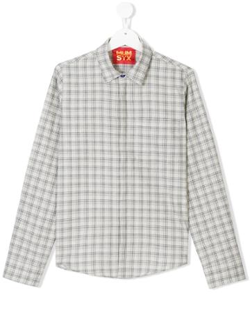 Mumofsix Plaid Shirt - Grey