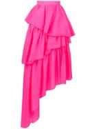 House Of Holland Asymmetric Midi Skirt - Pink