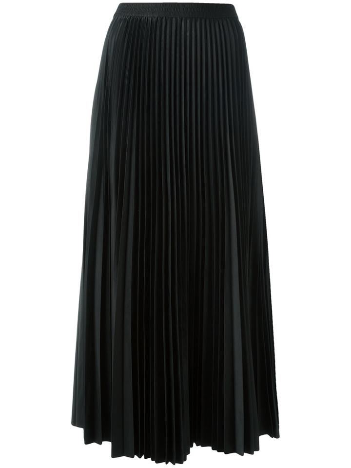 Theory Pleated Skirt, Women's, Size: 4, Black, Polyester