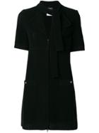 Chanel Vintage Open Knit Mini Dress - Black