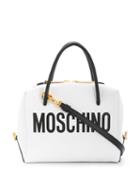 Moschino Mini Logo Tote - White
