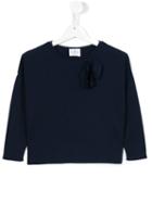 Le Petit Coco Bow Ribbon Sweatshirt, Girl's, Size: 12 Yrs, Blue