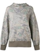 Yeezy - Printed Hoodie - Women - Cotton - L, Nude/neutrals, Cotton