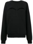 Maison Margiela Cut Out Sweatshirt - Black