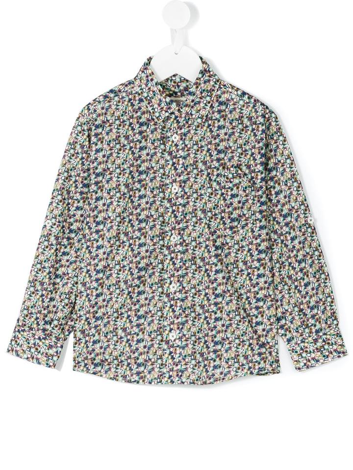 Cashmirino - Number Print Shirt - Kids - Cotton - 5 Yrs, Blue
