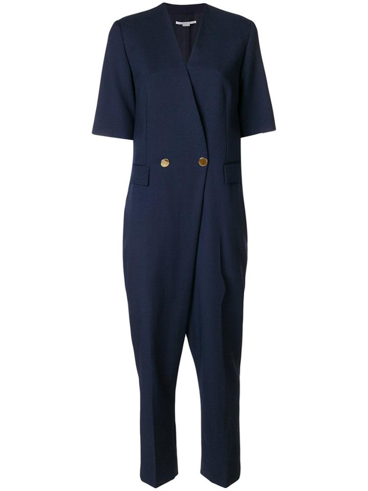 Stella Mccartney Double-breasted Jumpsuit - Blue