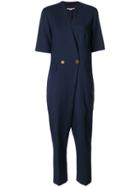 Stella Mccartney Double-breasted Jumpsuit - Blue