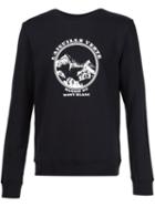 A.p.c. Logo Print Sweatshirt, Men's, Size: Medium, Black, Cotton