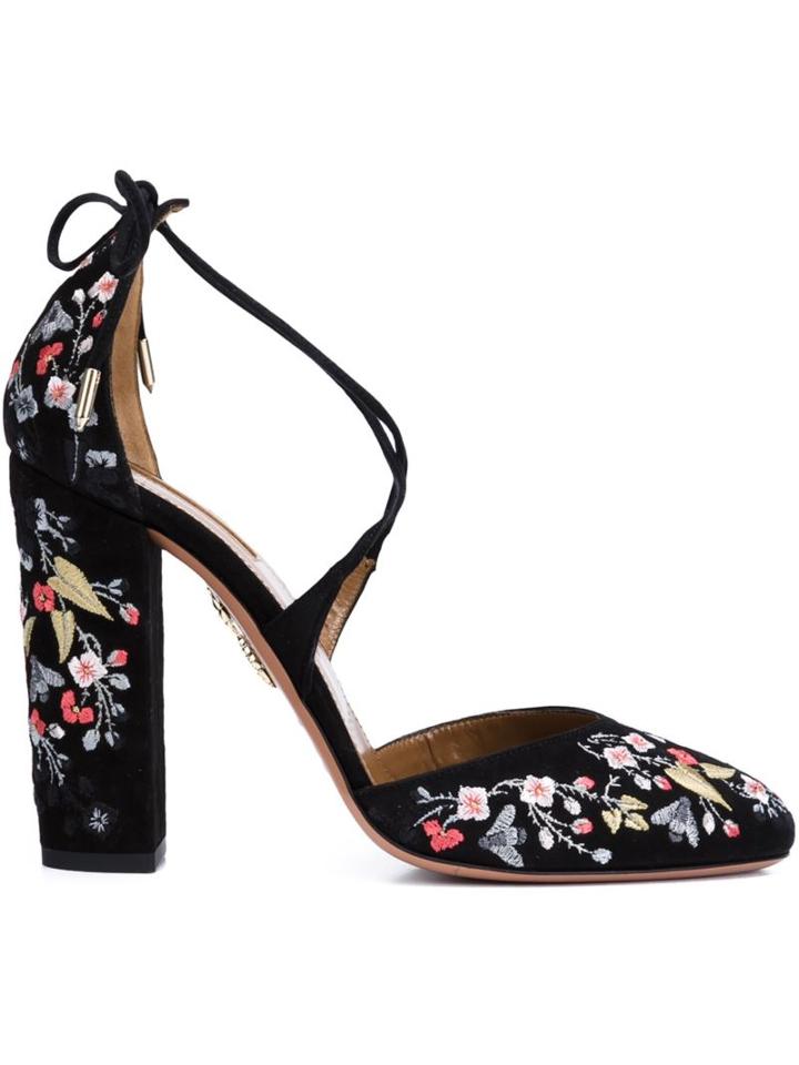 Aquazzura Embroidered 'karli' Pumps