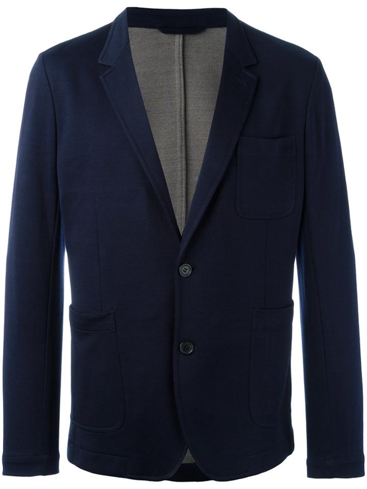 Ami Alexandre Mattiussi Unlined Deconstructed Jacket - Blue