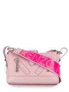 Kenzo Zipped Cross Body Bag - Pink