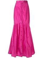 Taller Marmo Buttoned Fish Tail Skirt - Pink