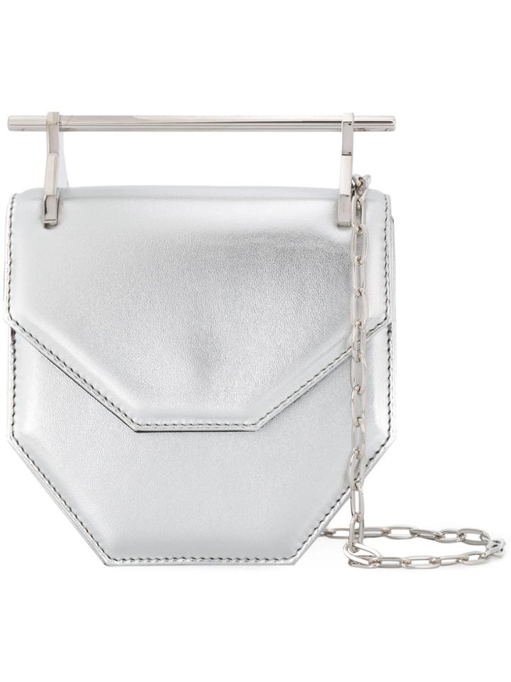 M2malletier Mini Amor Fati Shoulder Bag - Metallic