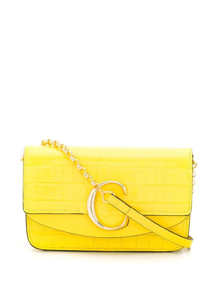 Chloé C Shoulder Bag - Yellow