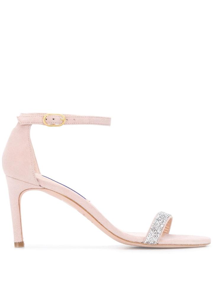 Stuart Weitzman Naked Straight Sandals - Neutrals