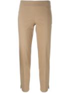 Brunello Cucinelli Cropped Trousers, Women's, Size: 42, Nude/neutrals, Cotton/spandex/elastane/polyester/cupro