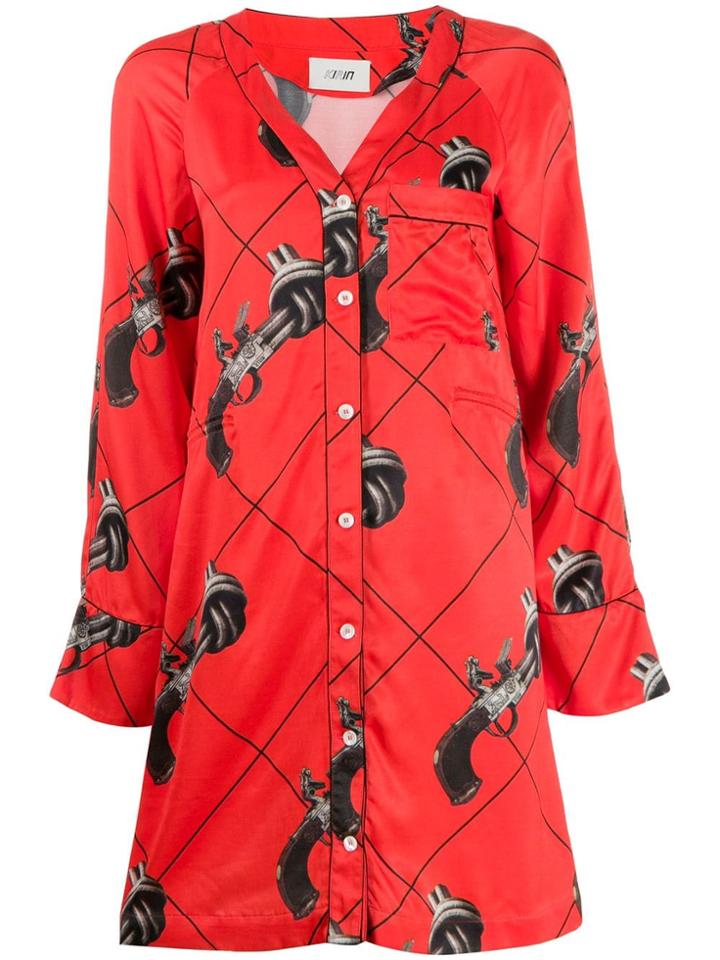 Kirin Guns Mini Dress - Orange