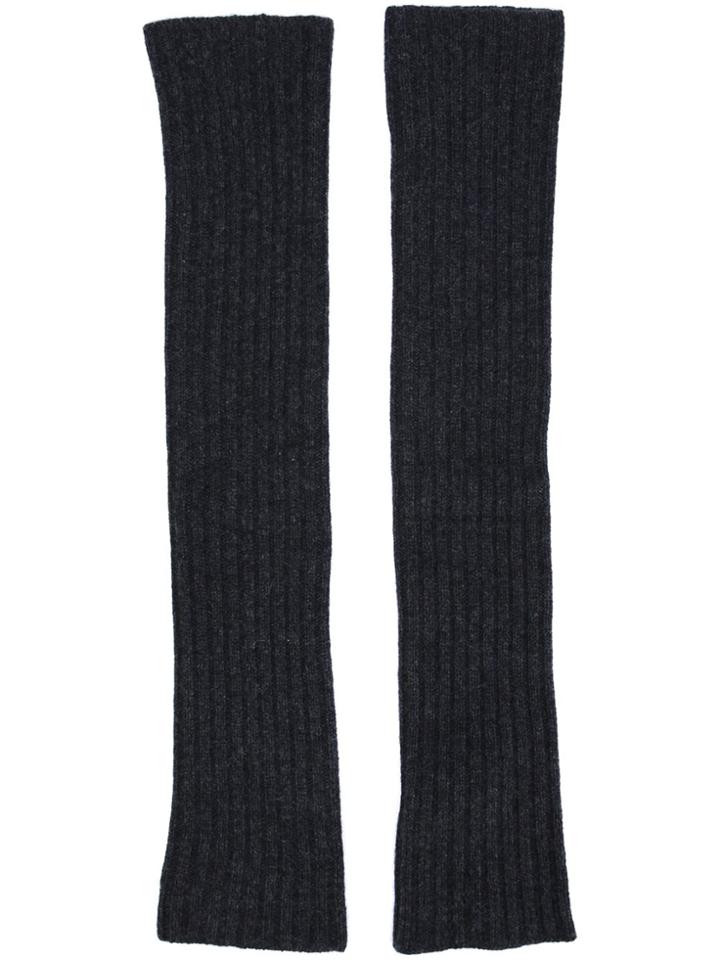 Le Kasha Cashmere 'aspen' Fingerless Gloves - Grey