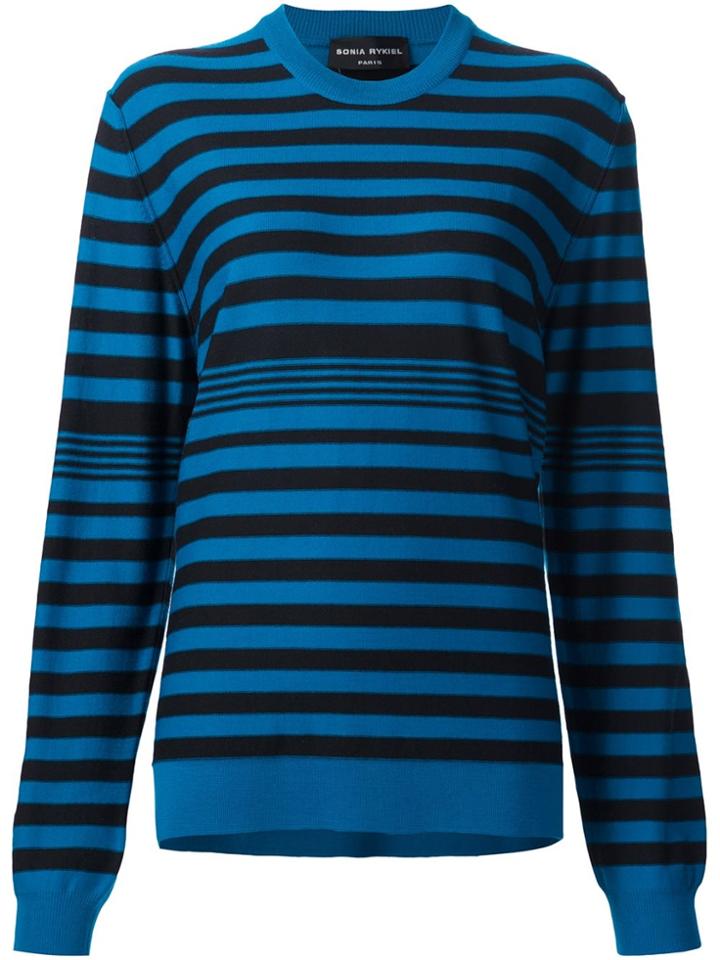 Sonia Rykiel Striped Pullover - Blue