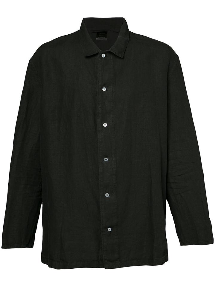 Horisaki Design & Handel - Sheer Linen Shirt - Unisex - Linen/flax - 2, Black, Linen/flax