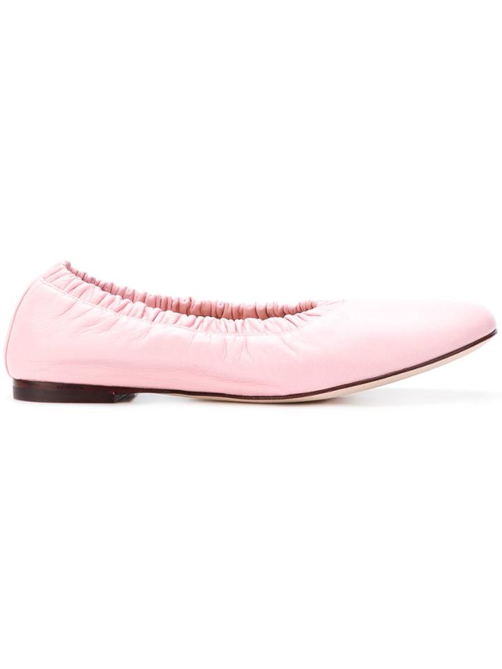 Stuart Weitzman Gina Ballerina Shoes - Pink