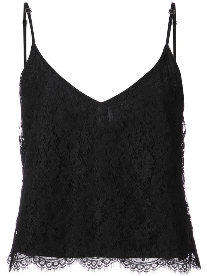 Amiri Lace Camisole - Black