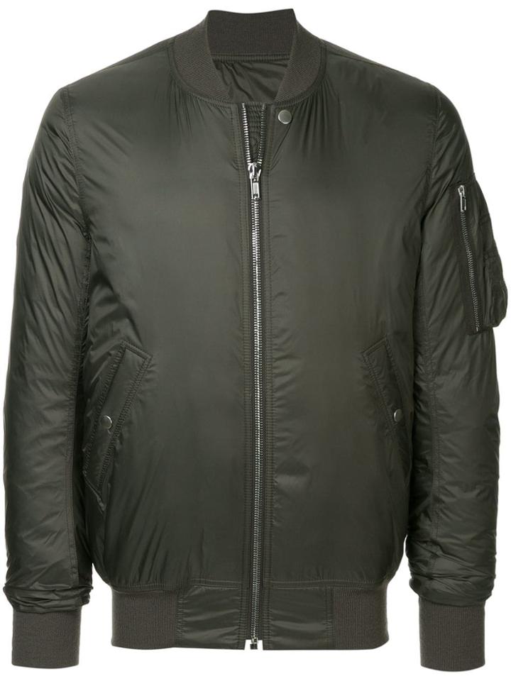 Rick Owens Padded Bomber Jacket - Grey