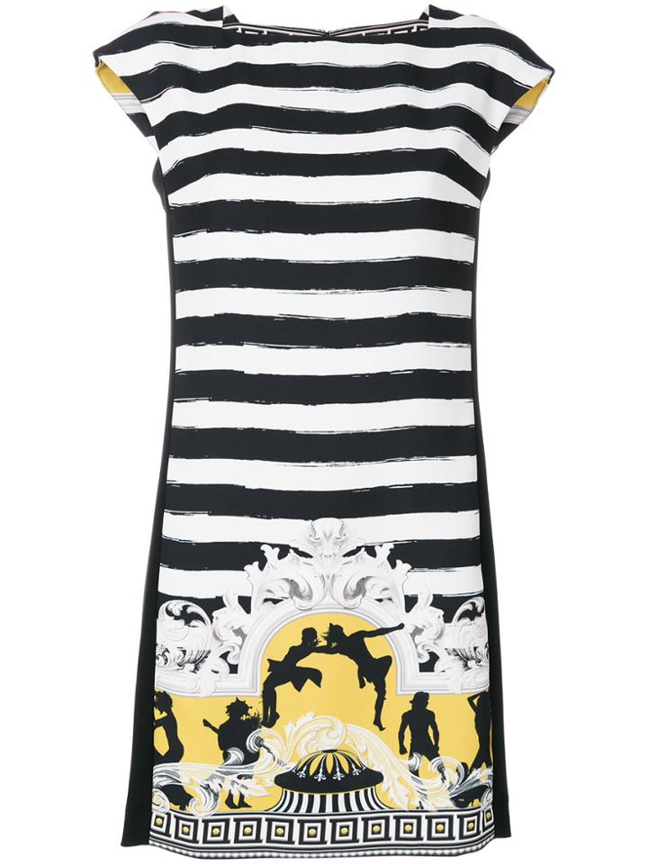 Versace Collection Baroque Print Shift Dress - Multicolour
