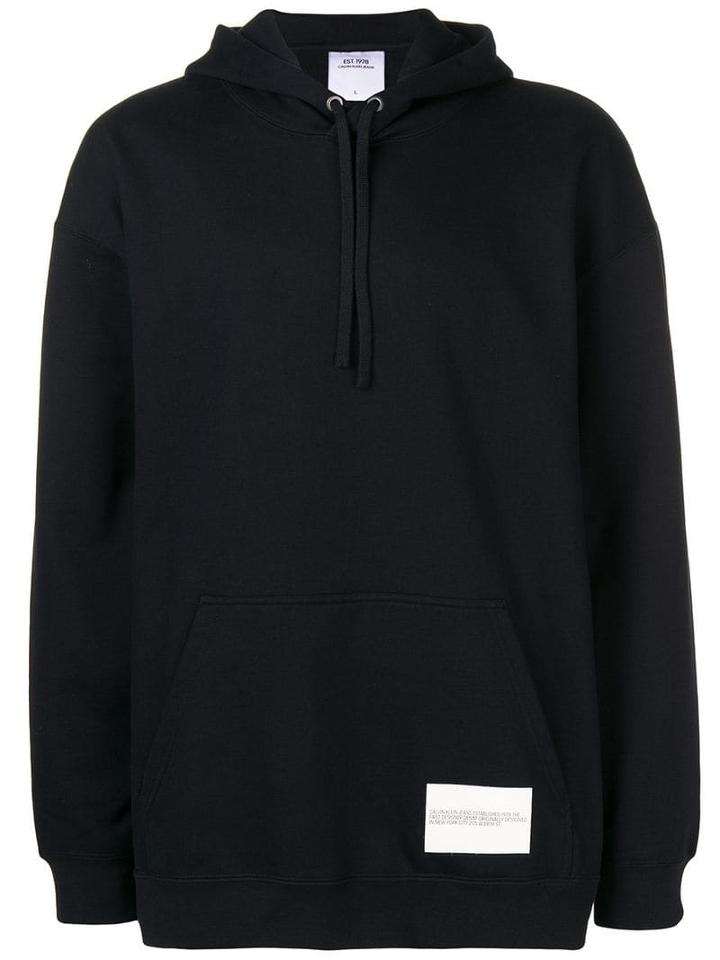 Calvin Klein Jeans Est. 1978 Car Print Drawstring Hoodie - Black