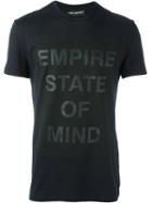 Neil Barrett Empire State Of Mind Print T-shirt, Men's, Size: Small, Black, Cotton