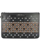 Jimmy Choo Derek Clutch, Men's, Calf Leather/metal (other)