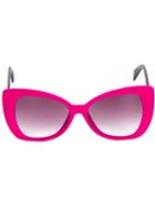Italia Independent Butterfly Frame Sunglasses, Women's, Pink/purple, Plastic/other Fibres