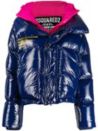Dsquared2 Layered Puffer Jacket - Blue
