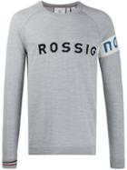 Rossignol Logo Intarsia Jumper - Grey