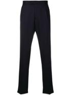 Caruso Slim-fit Tailored Trousers - Blue