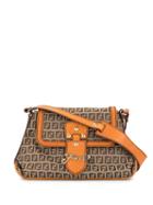 Fendi Pre-owned Zucchino Jacquard Shoulder Bag - Brown