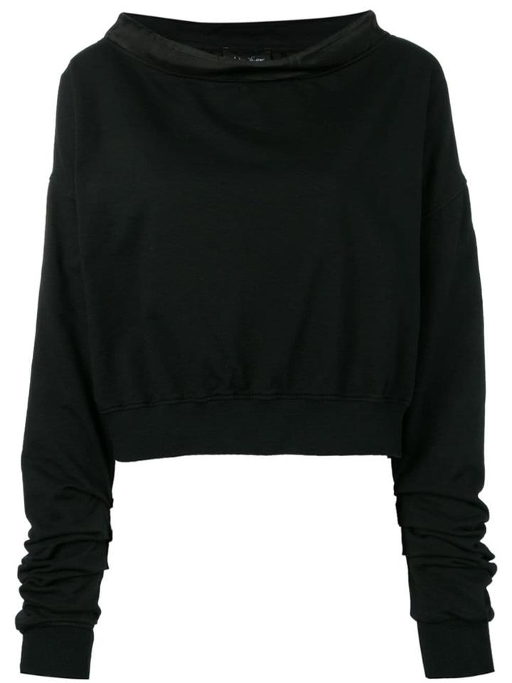 Andrea Ya'aqov Boat-neck Sweater - Black