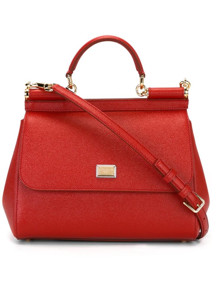 Dolce & Gabbana Sicily Tote Bag - Red