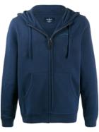 Hackett Jersey Logo Hooded Sweatshirt - Blue