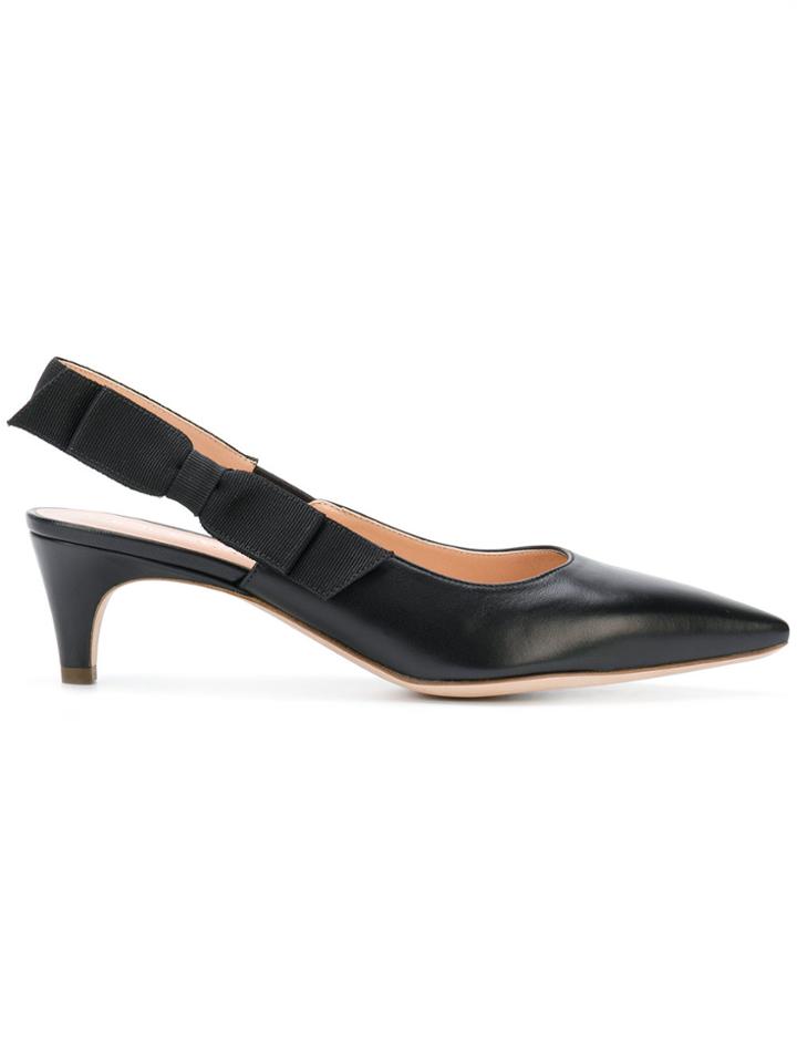 Unützer Sling-back Pointed Pumps - Black