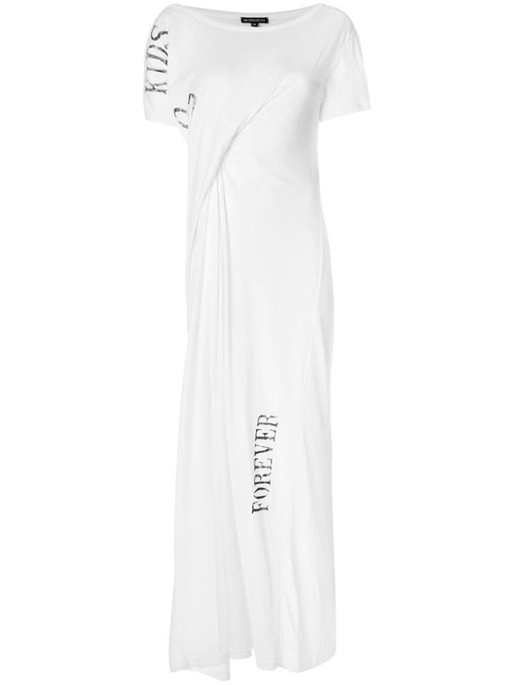 Ann Demeulemeester Long Forever Dress - White