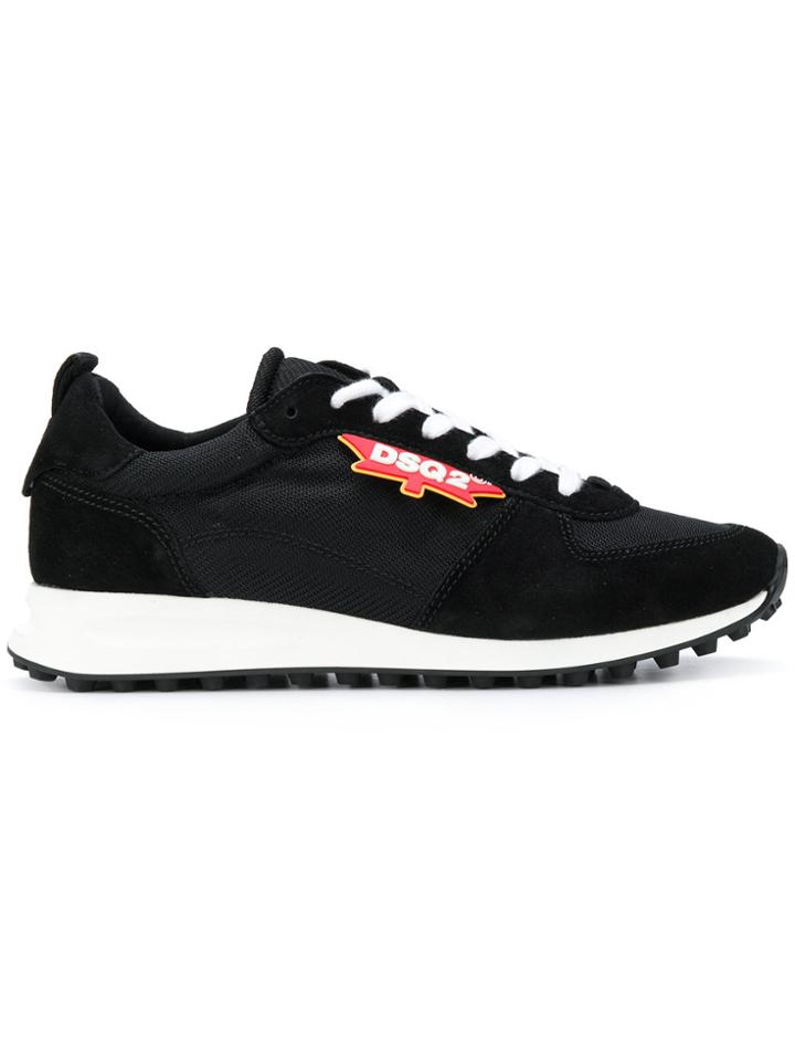 Dsquared2 Dsq2 Maple Leaf Sneakers - Black